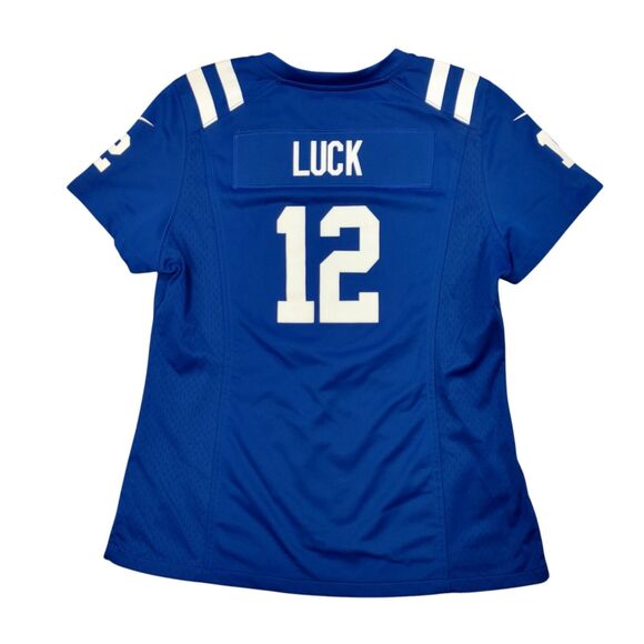 Size Large Nike NFL Indianapolis Colts Andrew Luck #12 Double Sided Jersey - Picture 2 of 13